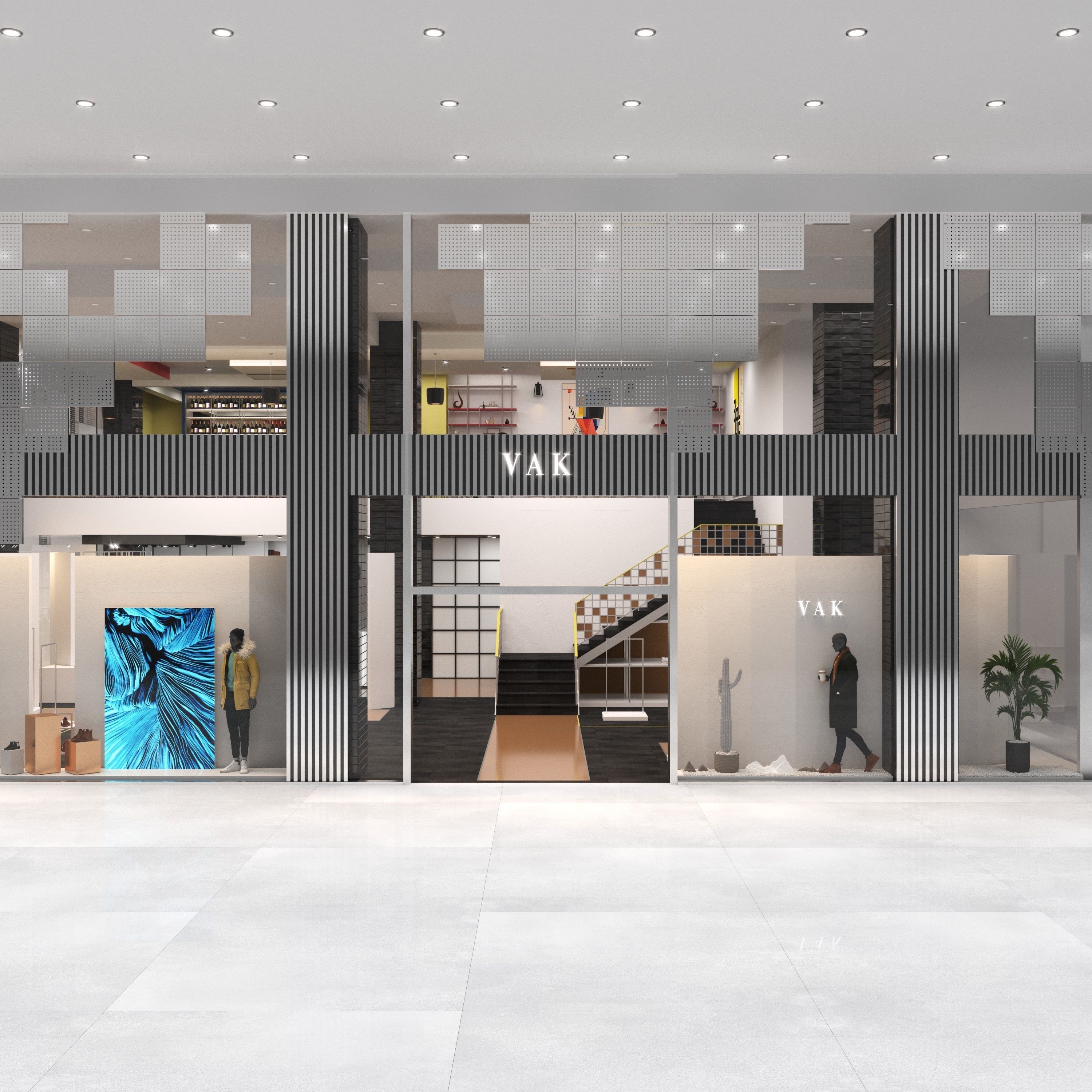 BAUHAUS SHOP AND CAFE 3D model_2