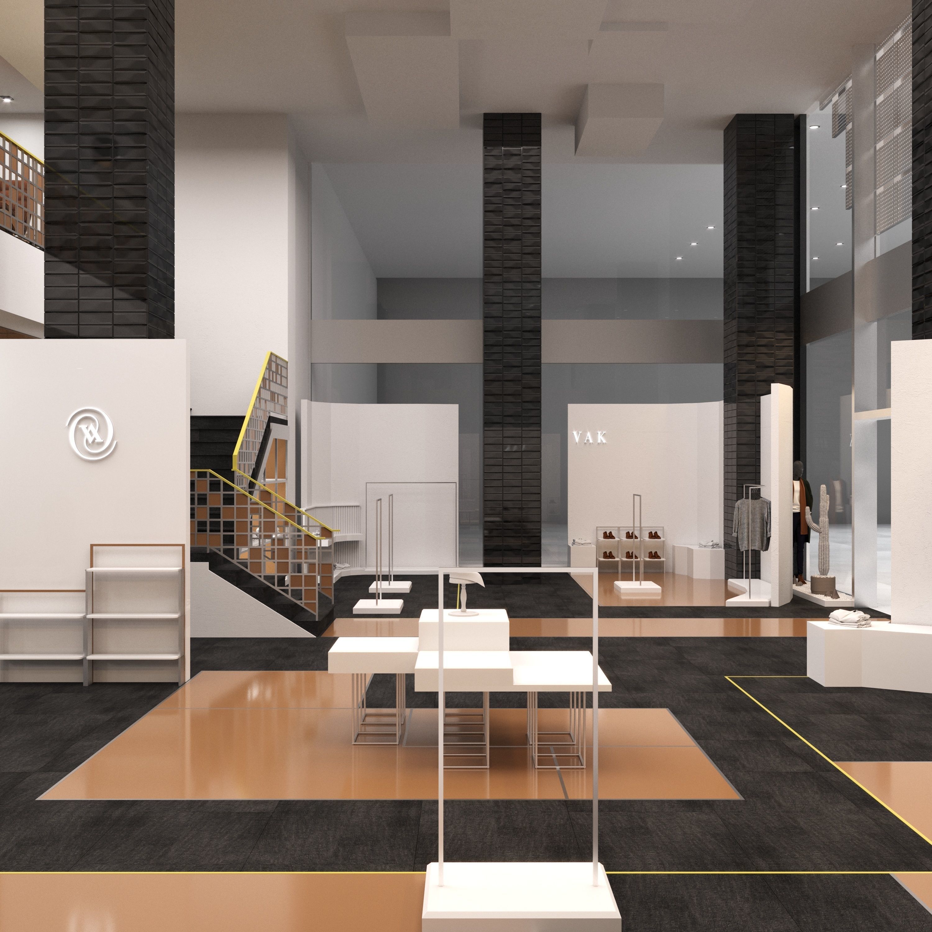 BAUHAUS SHOP AND CAFE 3D model_6