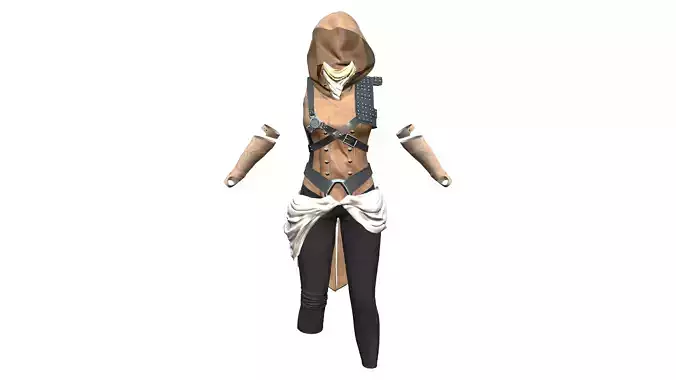 Hooded Assasin Samurai Full Outfit