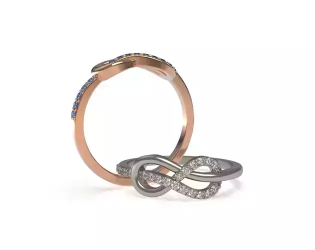 Diamond Infinity Ring R 23
