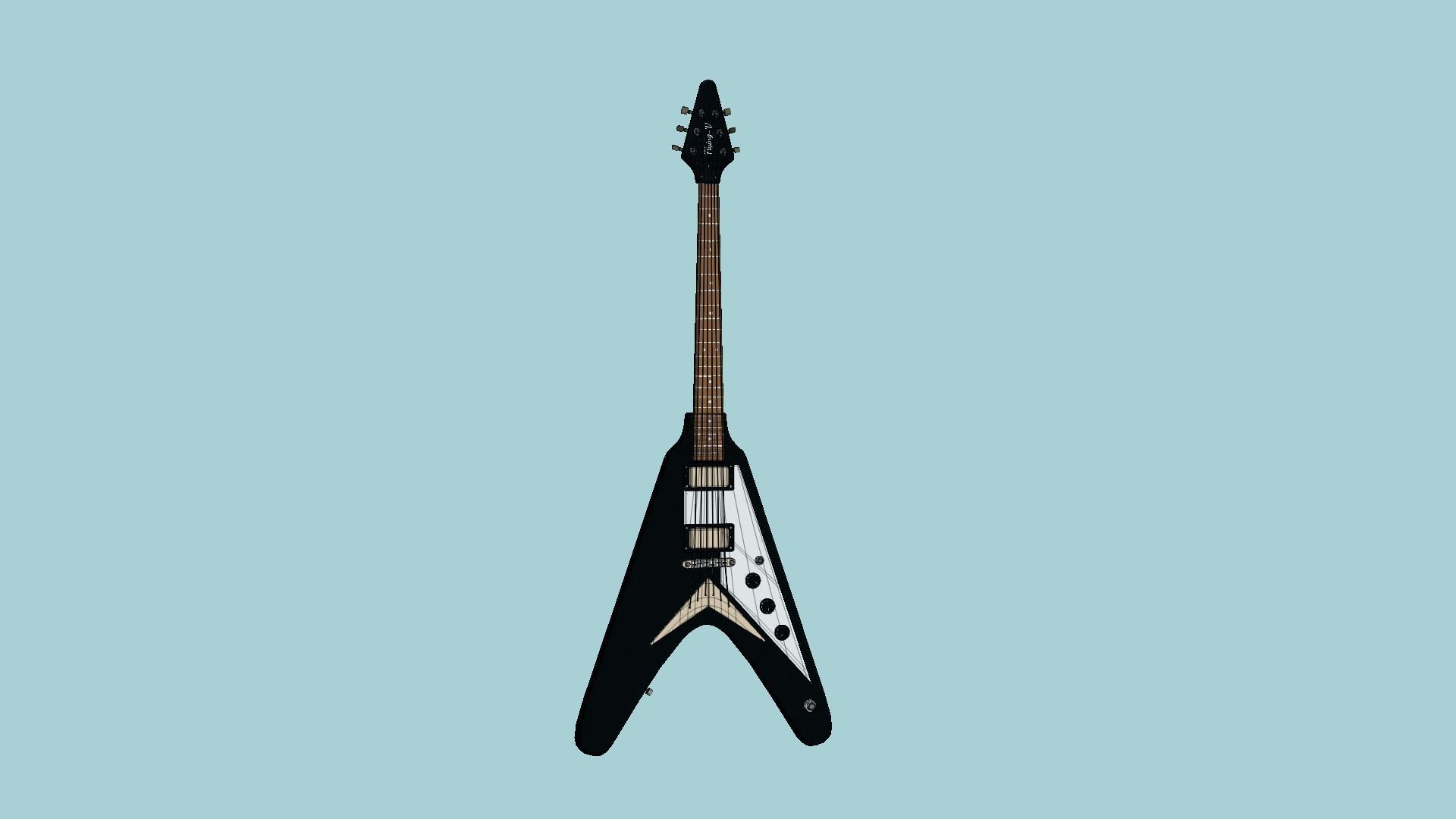 10 Electric Guitars D Collection - Music Instrument Design _65