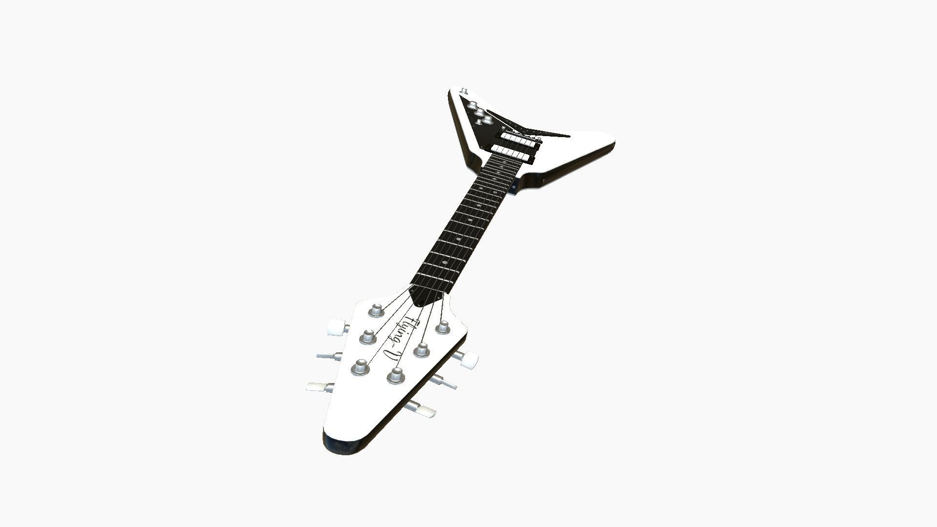 10 Electric Guitars D Collection - Music Instrument Design _32
