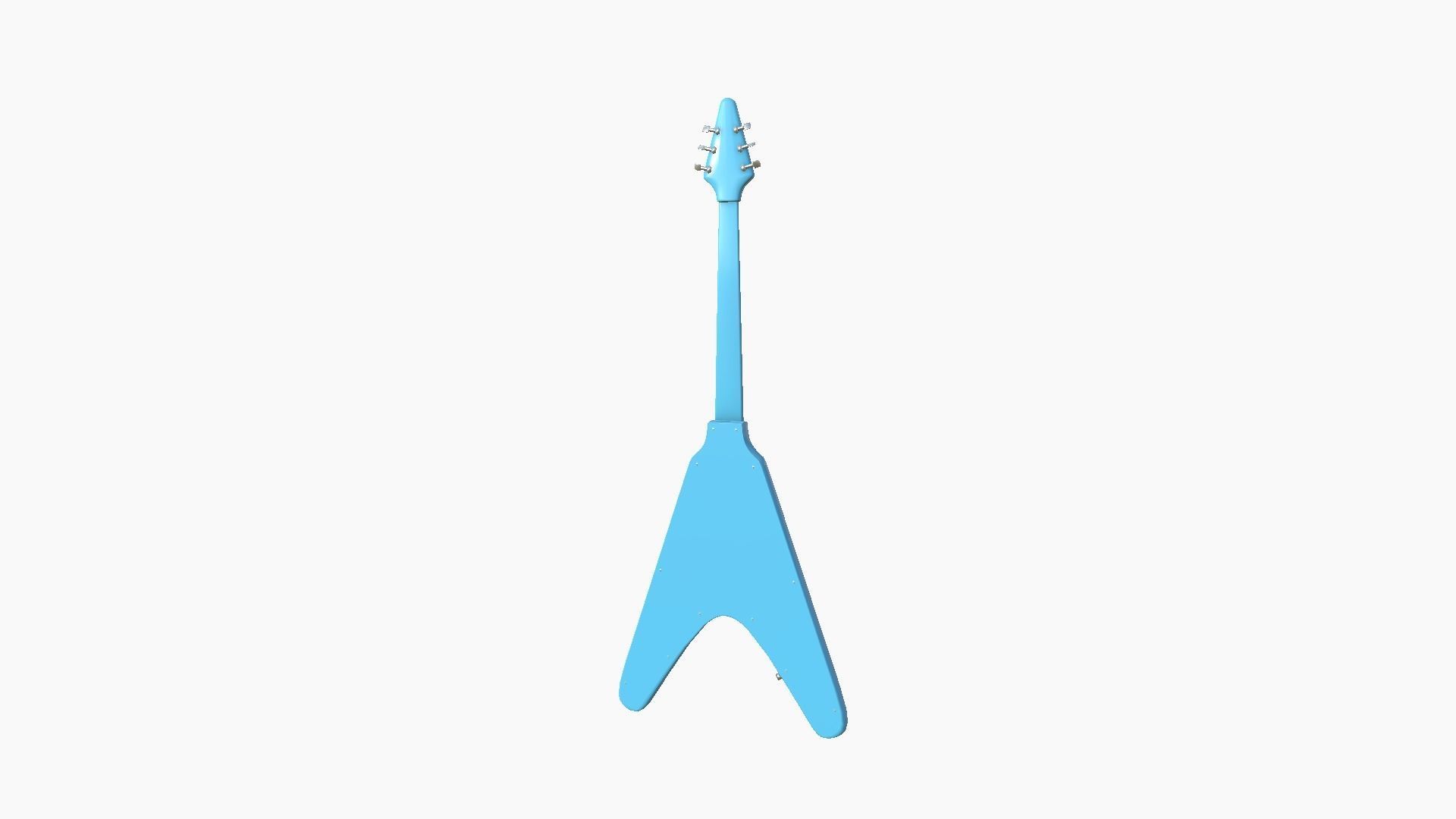 10 Electric Guitars D Collection - Music Instrument Design _24