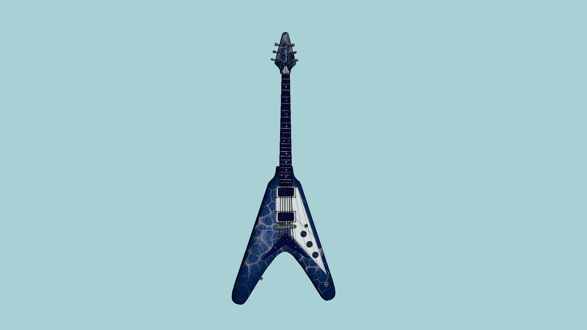 10 Electric Guitars D Collection - Music Instrument Design _61