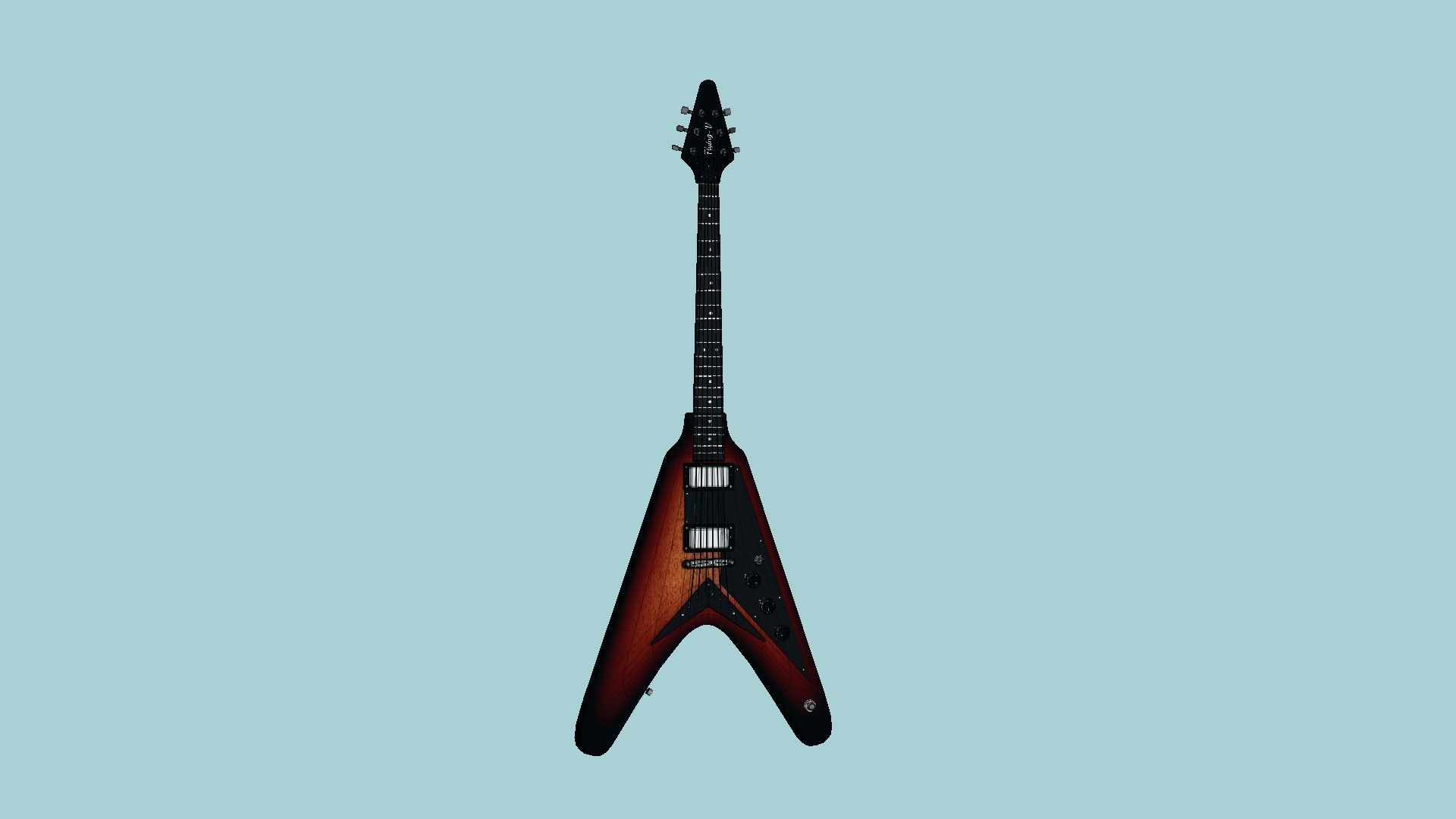 10 Electric Guitars D Collection - Music Instrument Design _75
