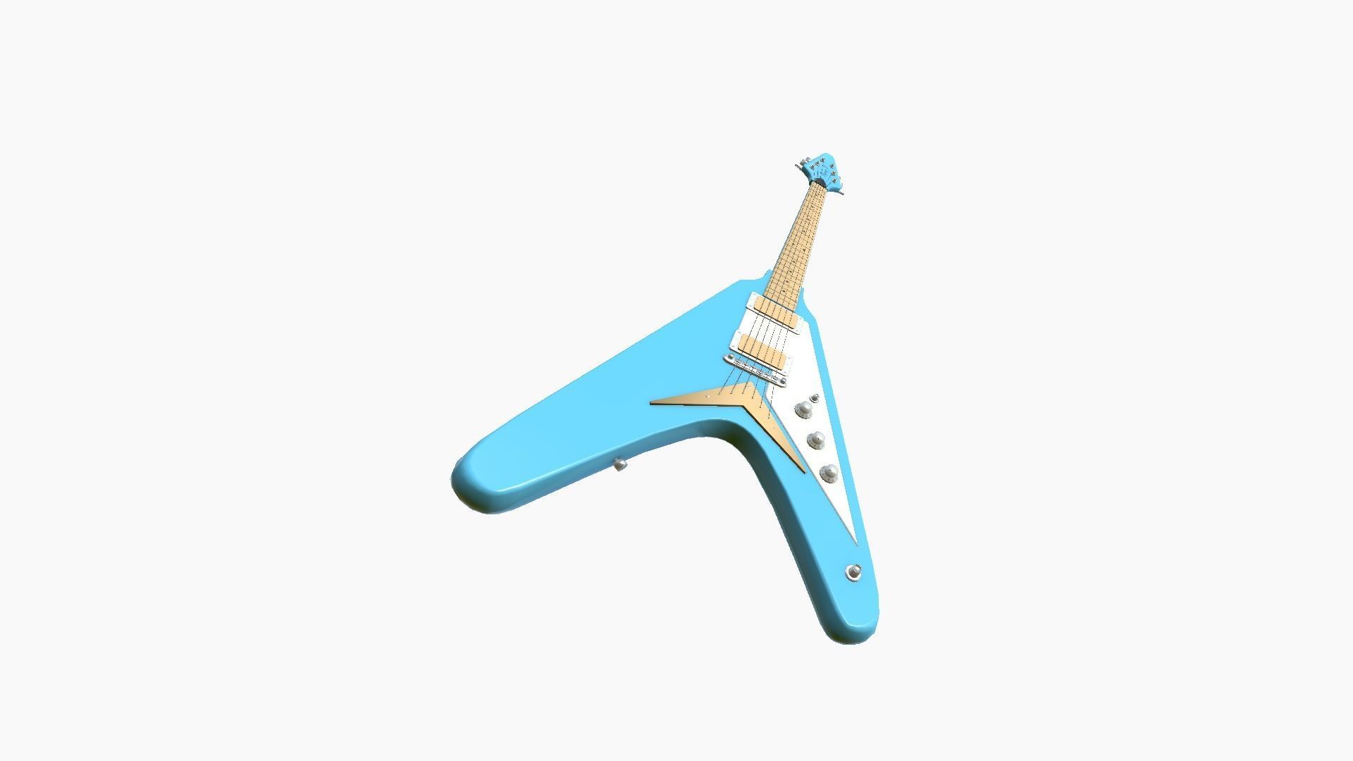 10 Electric Guitars D Collection - Music Instrument Design _29