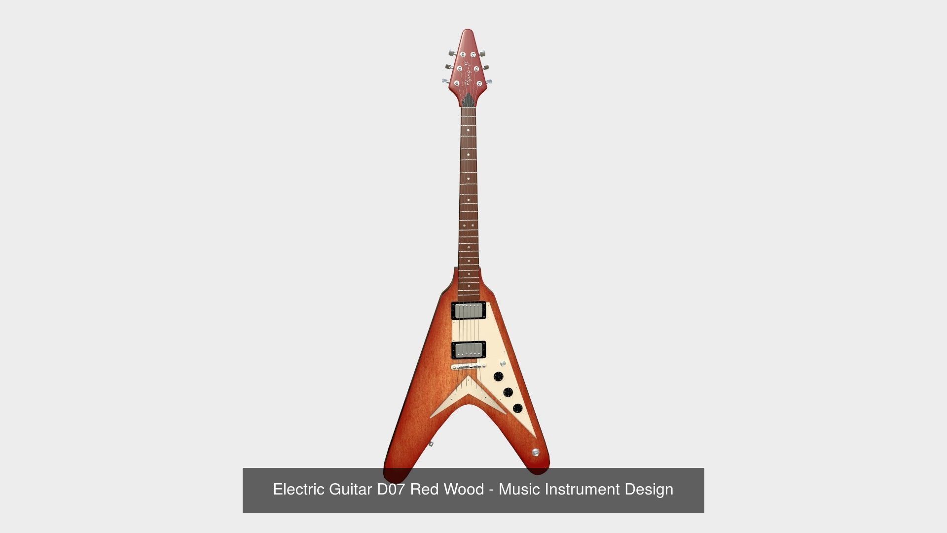 10 Electric Guitars D Collection - Music Instrument Design _7
