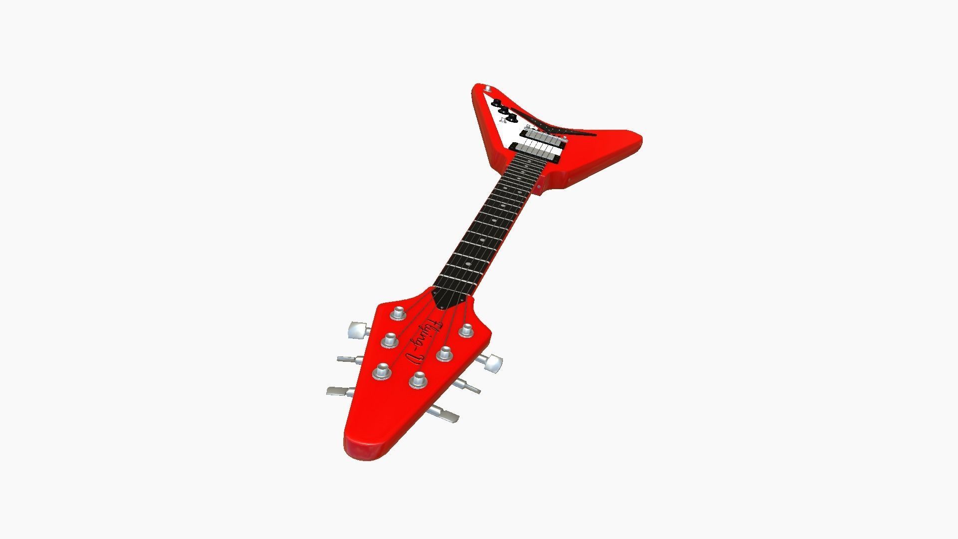 10 Electric Guitars D Collection - Music Instrument Design _33