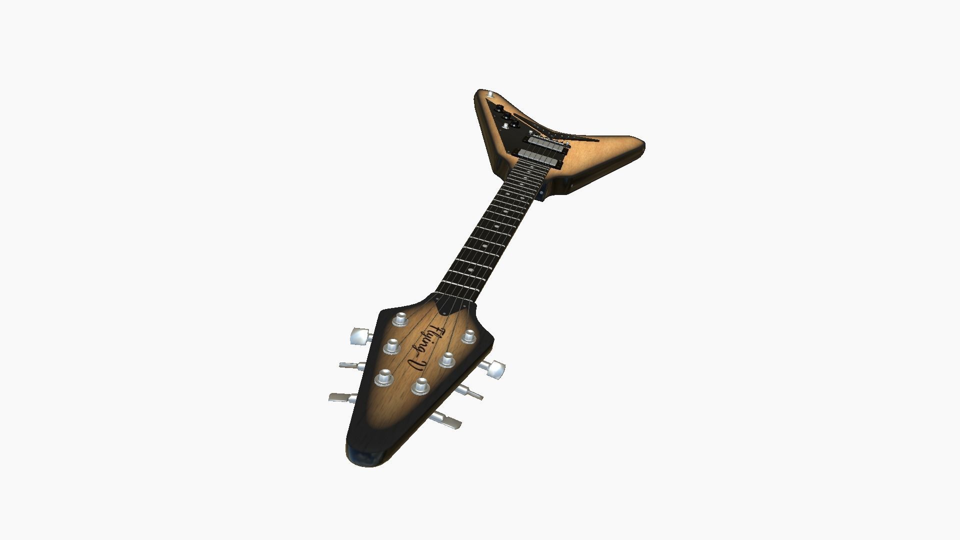 10 Electric Guitars D Collection - Music Instrument Design _48