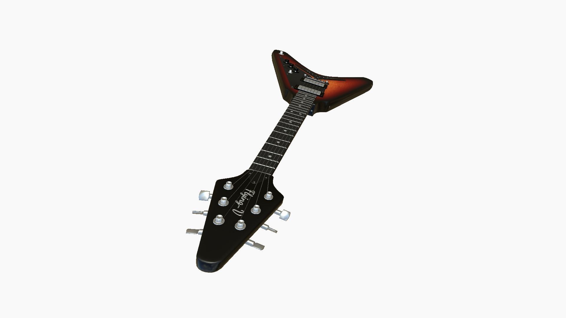10 Electric Guitars D Collection - Music Instrument Design _49