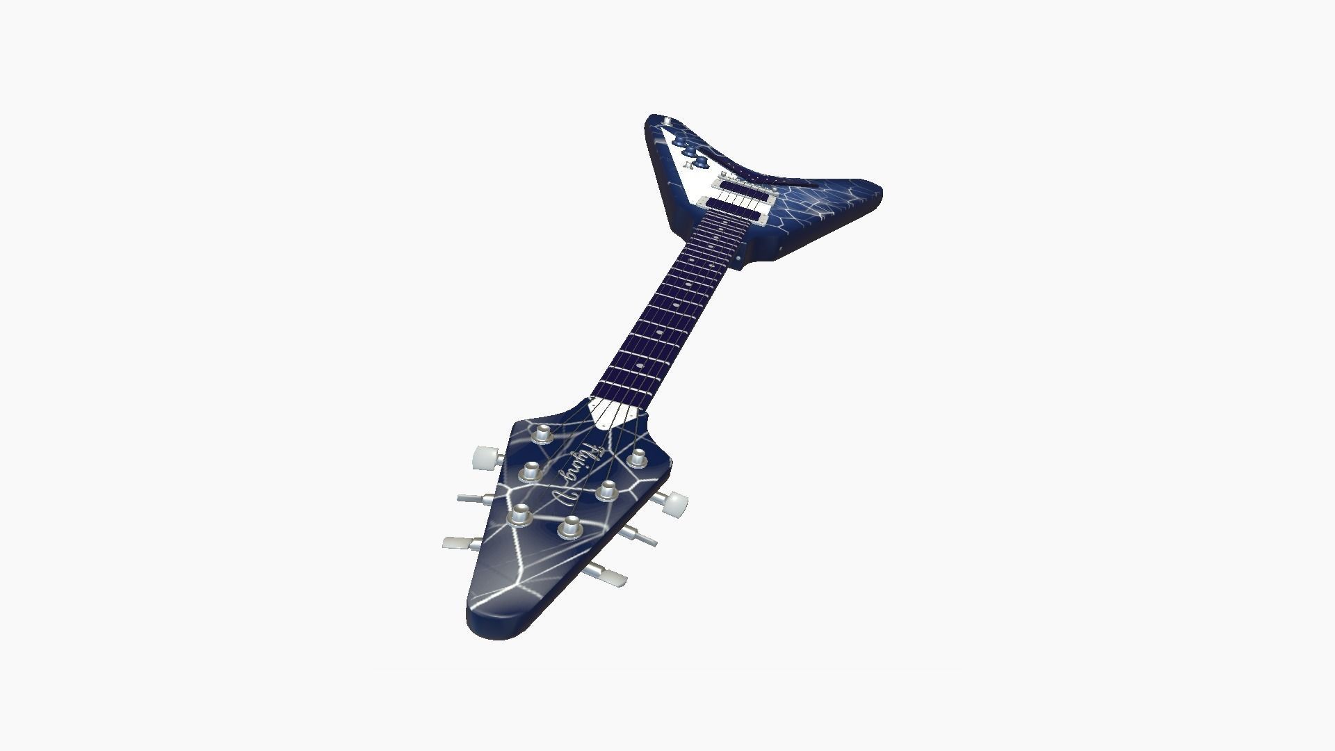 10 Electric Guitars D Collection - Music Instrument Design _55