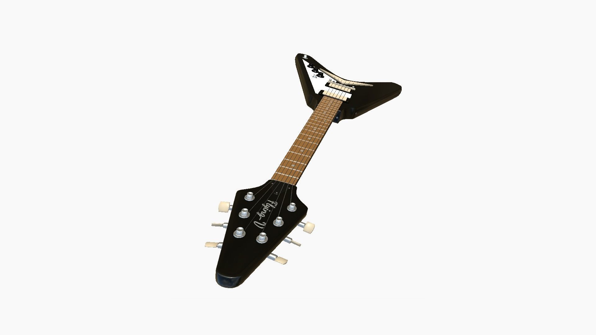 10 Electric Guitars D Collection - Music Instrument Design _39