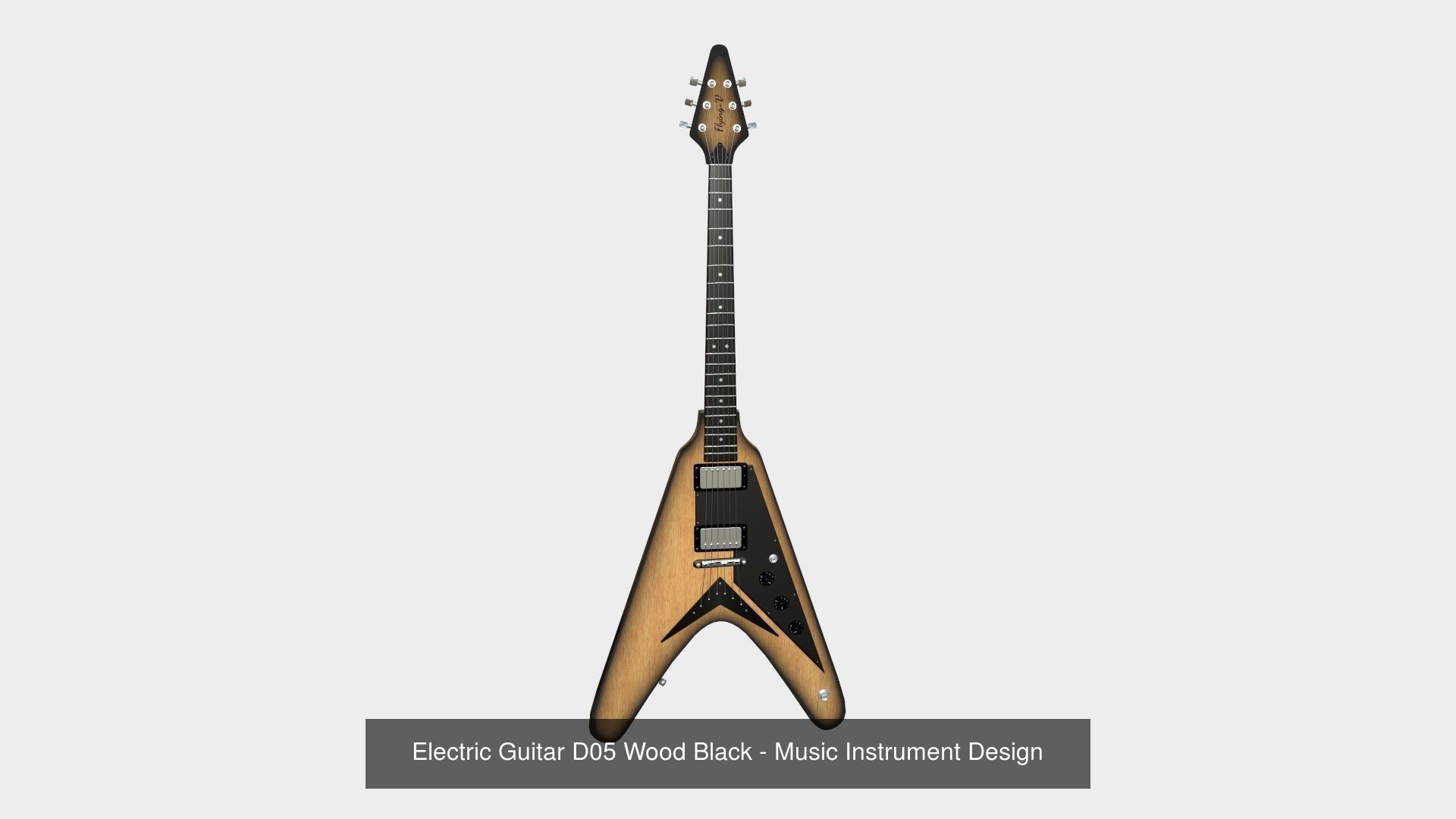 10 Electric Guitars D Collection - Music Instrument Design _5
