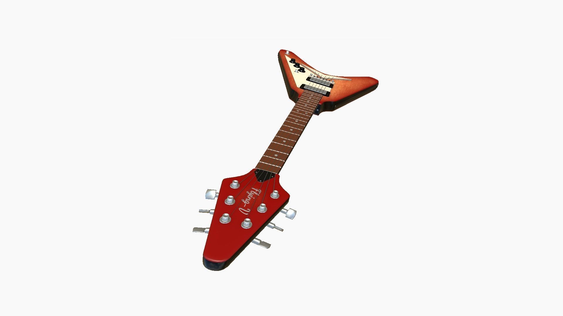 10 Electric Guitars D Collection - Music Instrument Design _50