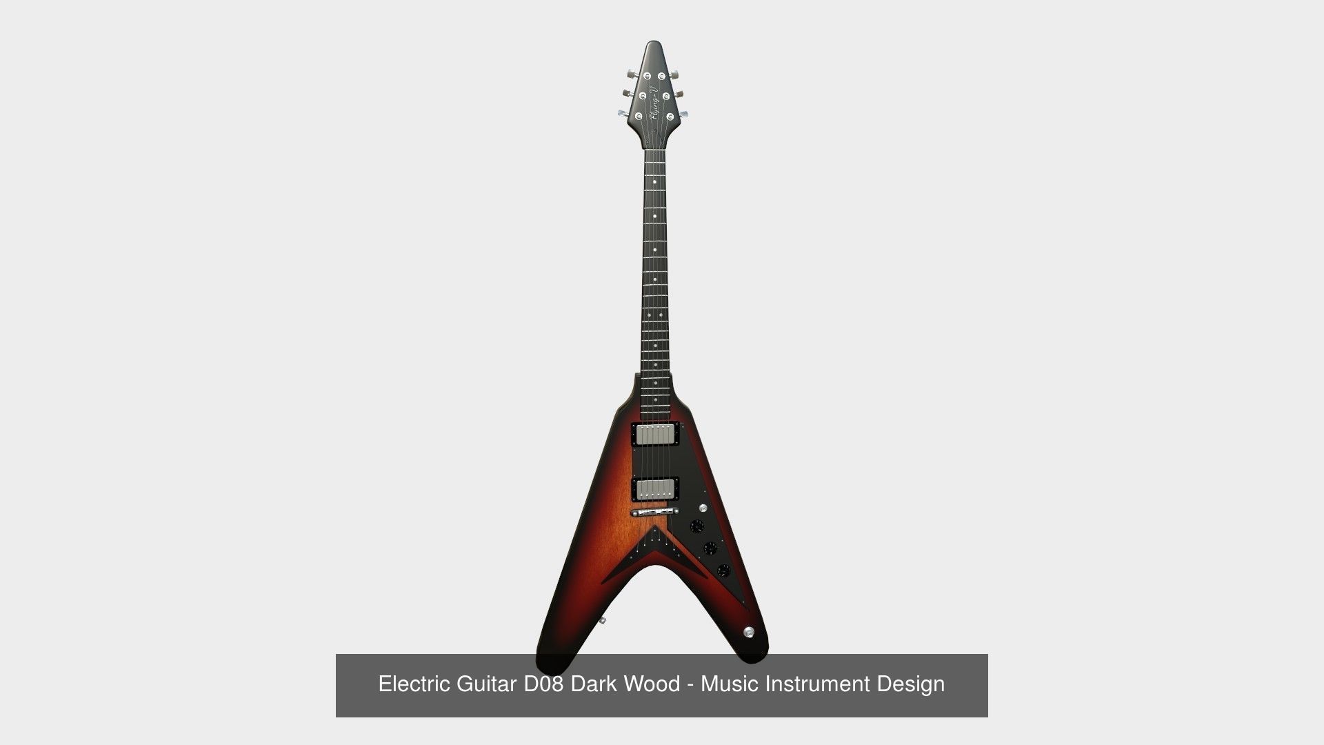 10 Electric Guitars D Collection - Music Instrument Design _8