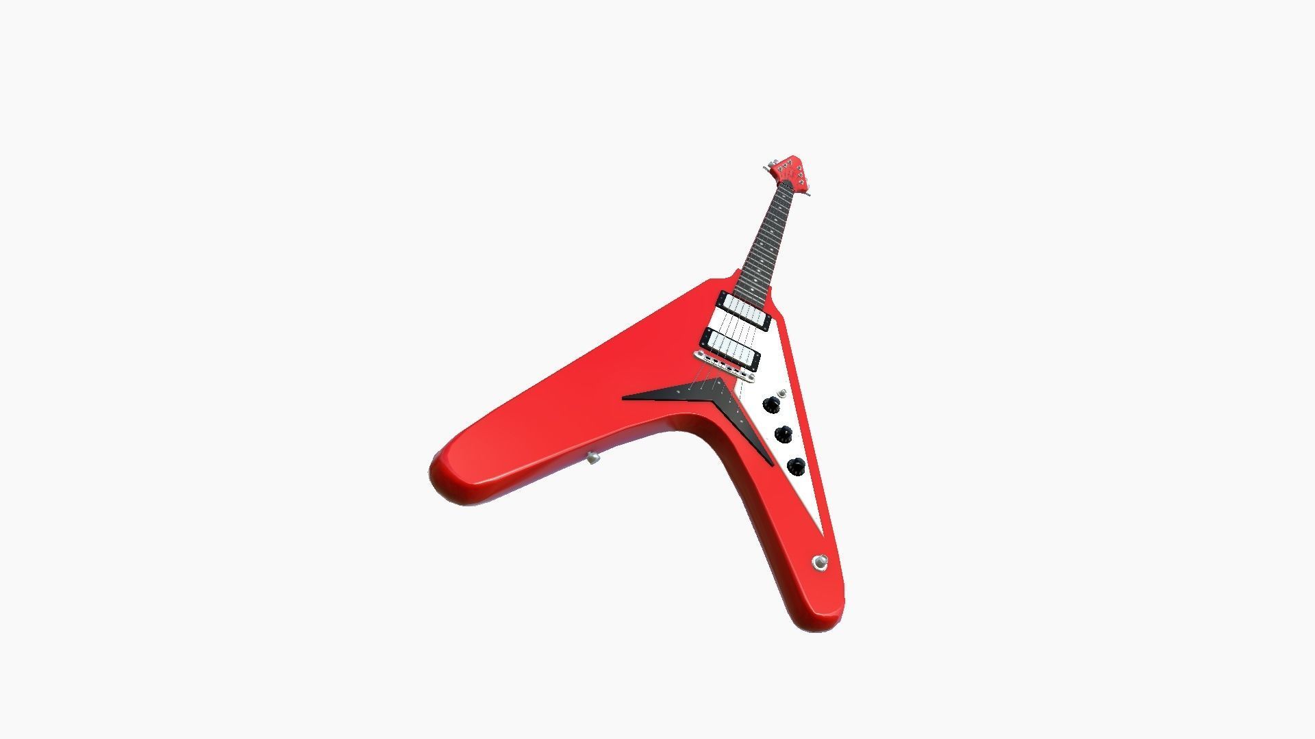 10 Electric Guitars D Collection - Music Instrument Design _42