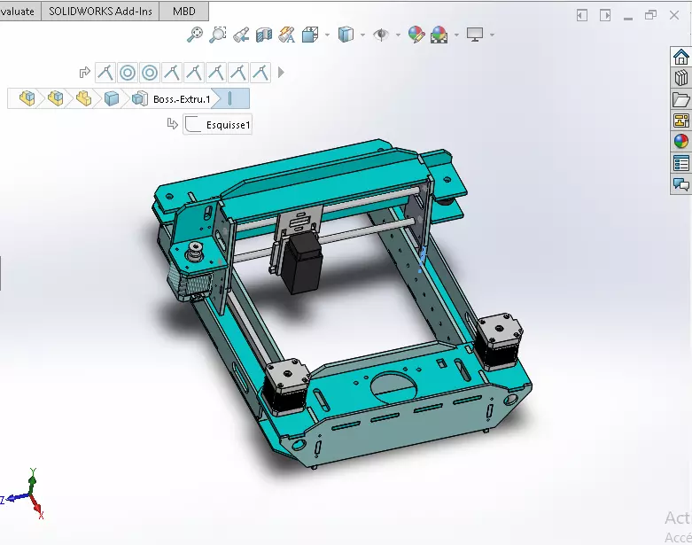 mini machine cutting laser 3D print model_0