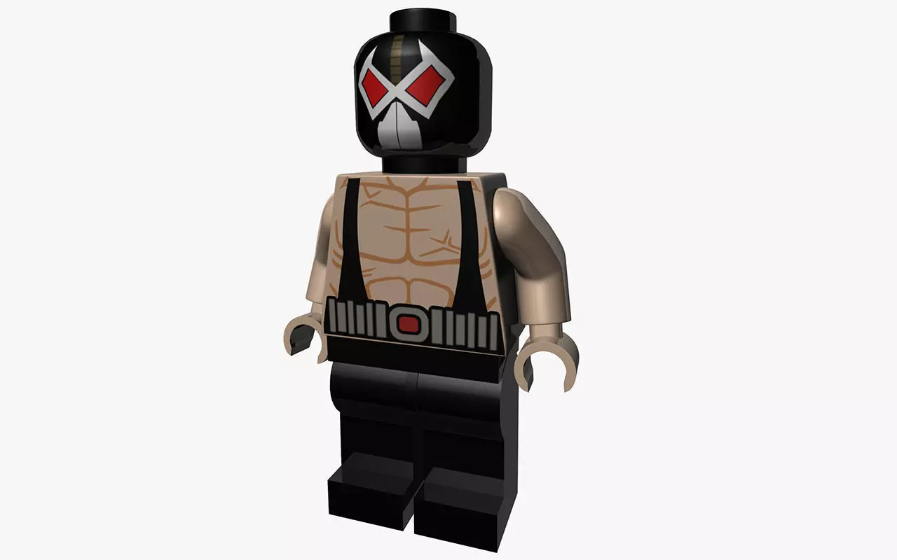 LEGO Bane 3D model_0