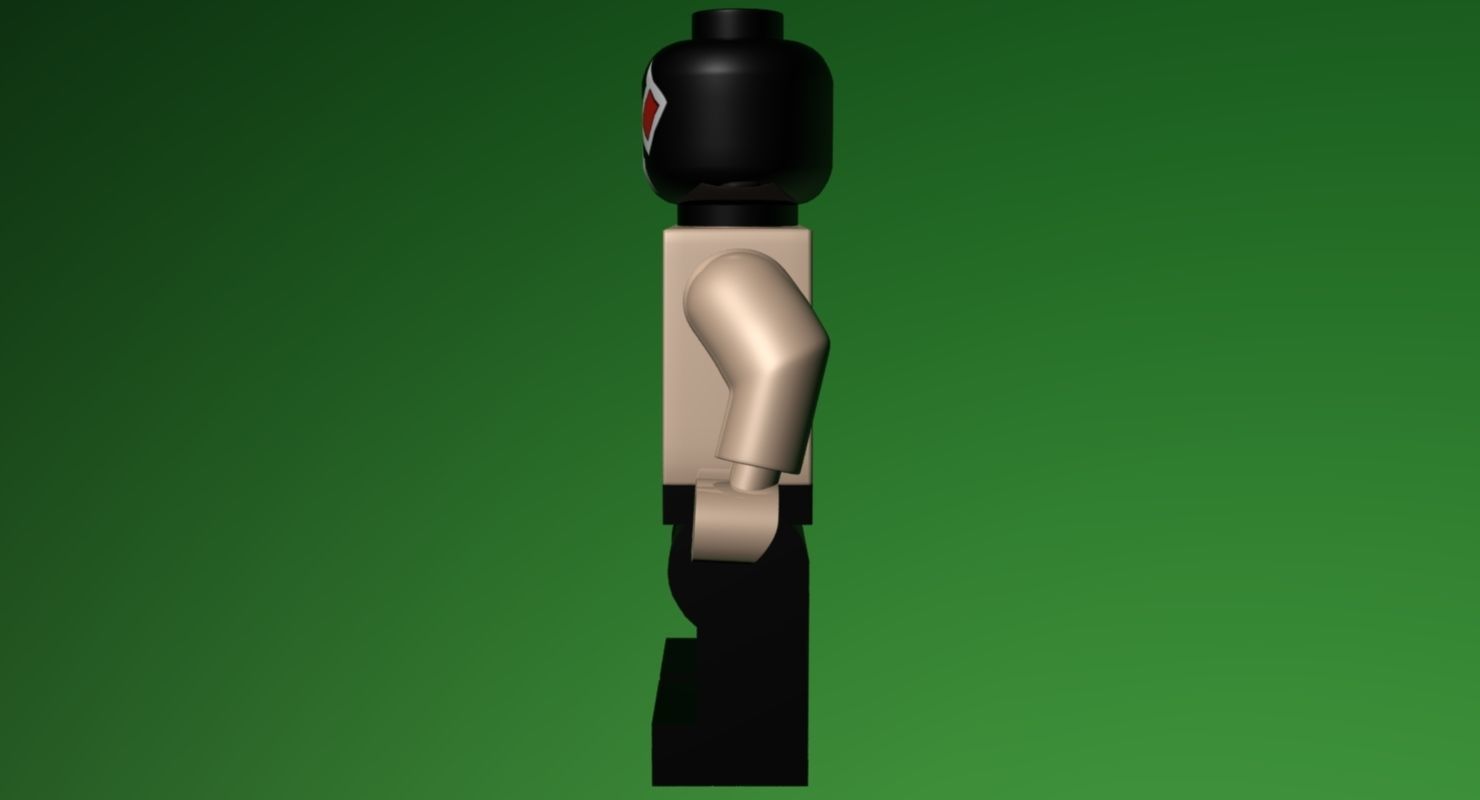 LEGO Bane 3D model_4