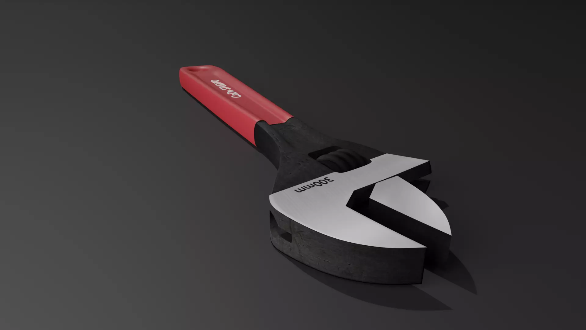 Crescent Wrench Low-poly 3D model