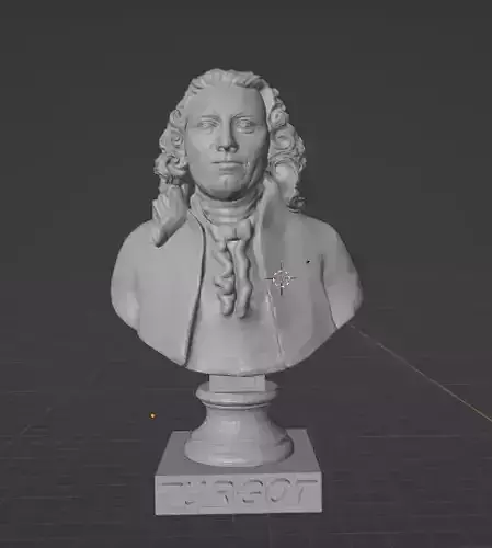 Anne Robert Jacques Turgot 3D print model