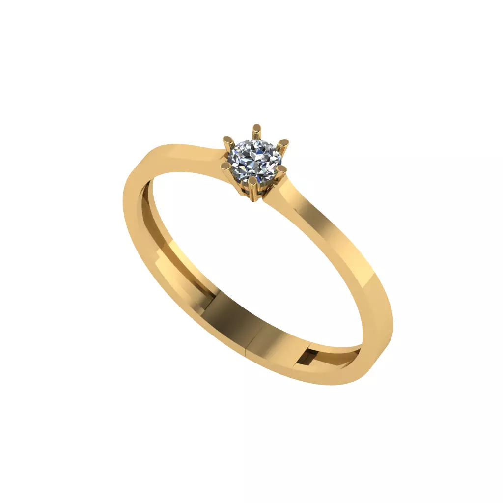wedding engagement women ring 3dm model 3D print model_0