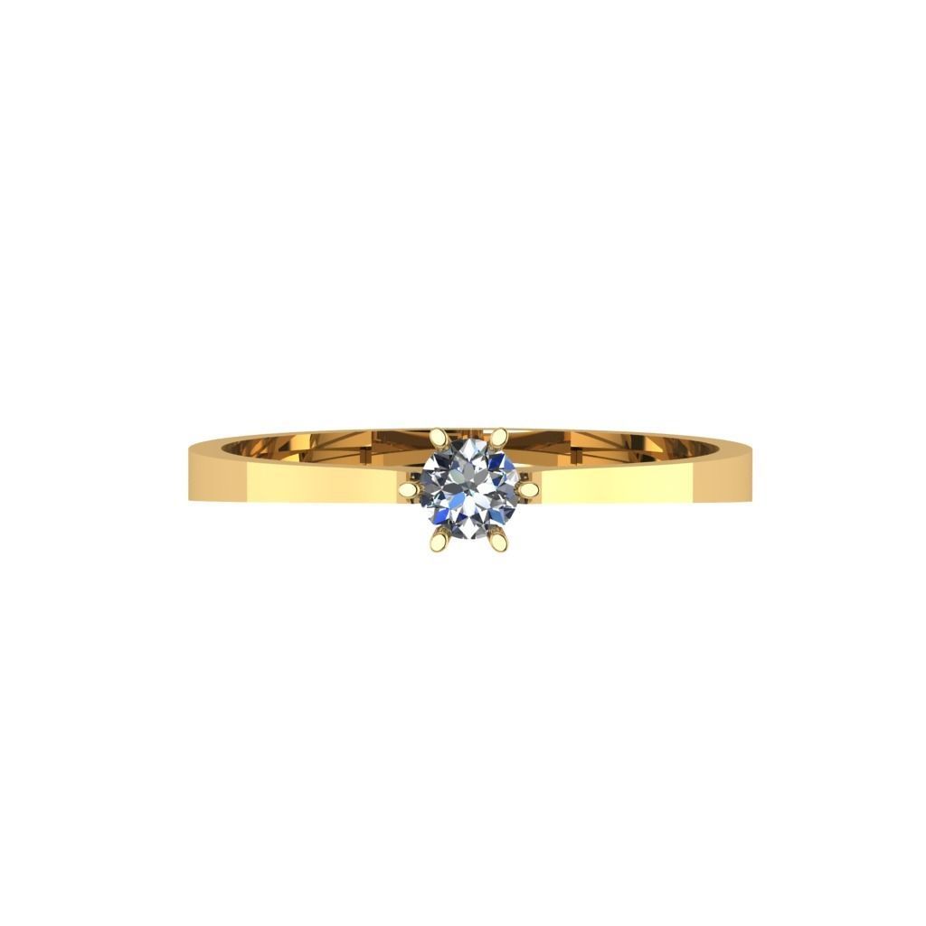 wedding engagement women ring 3dm model 3D print model_1