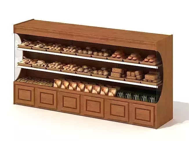 Wooden Retail Shelving Unit