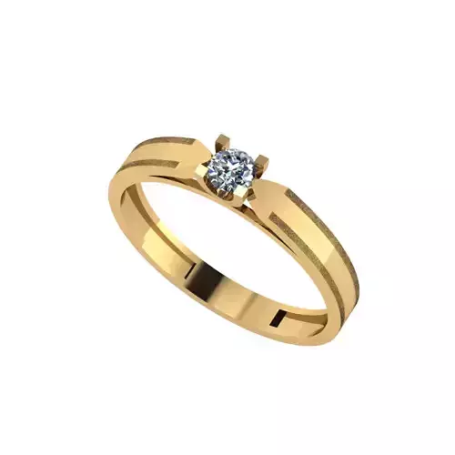 wedding engagement women ring 3dm model