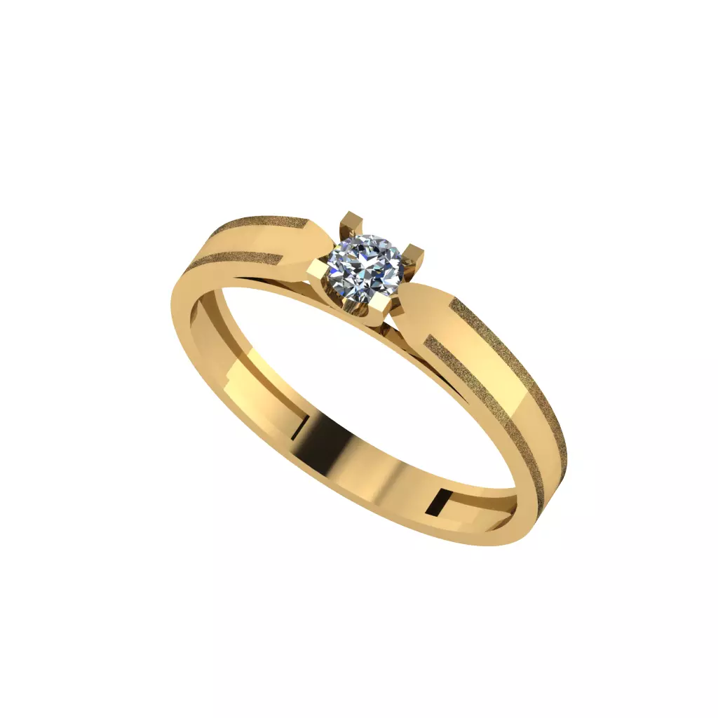 wedding engagement women ring 3dm model 3D print model_0