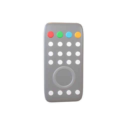 Remote Icon v1 002 Low-poly 3D model
