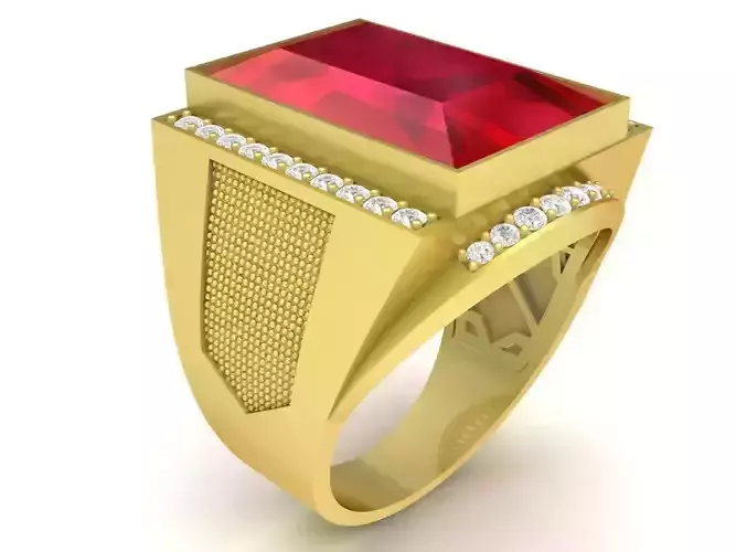 korea diamond men ring 3380