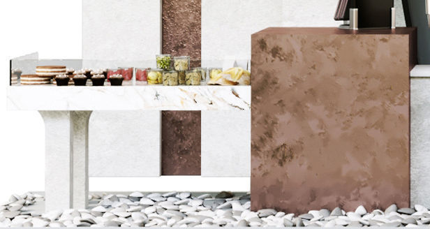 Design project of a coffee shop with a showcase of desserts 3D model_4