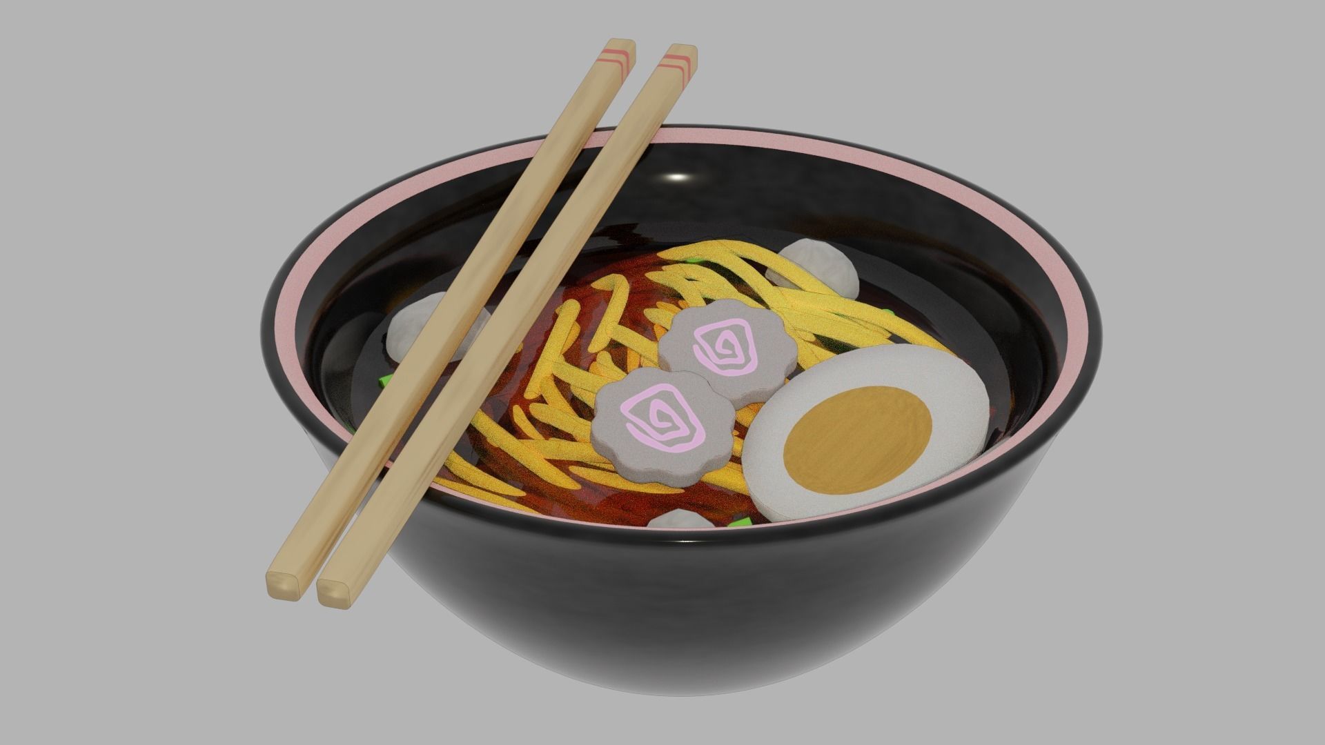  Ramen Food V1 3D model_2