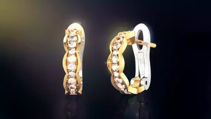 COCO Crush earrings MOD 3D print model