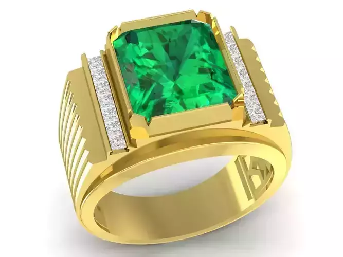 KOREA DIAMOND MEN RING 3383