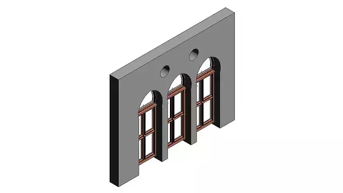 3 LEBANESE TRIPLE ARCHES