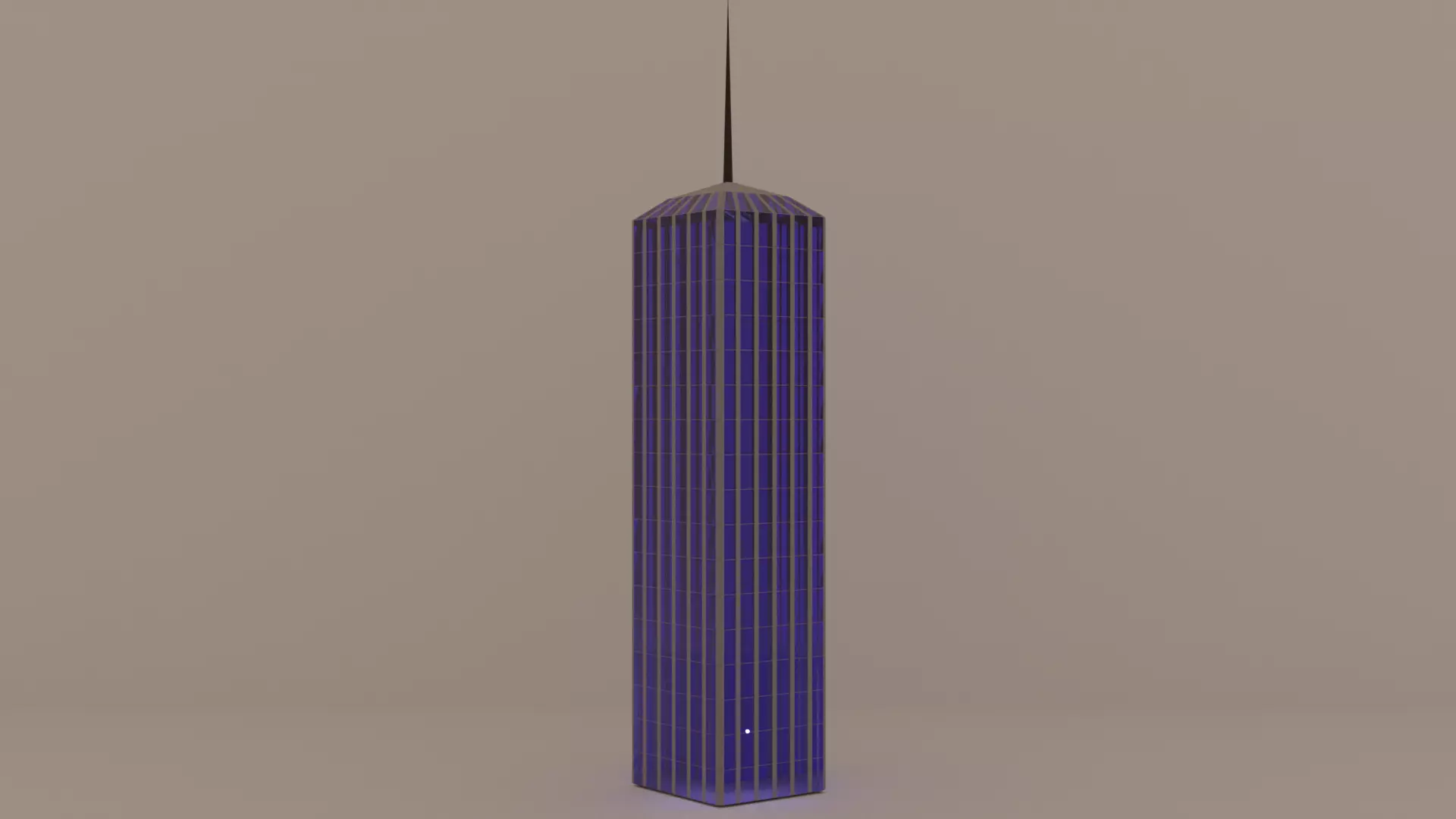 bulding empire state building Free 3D model_0