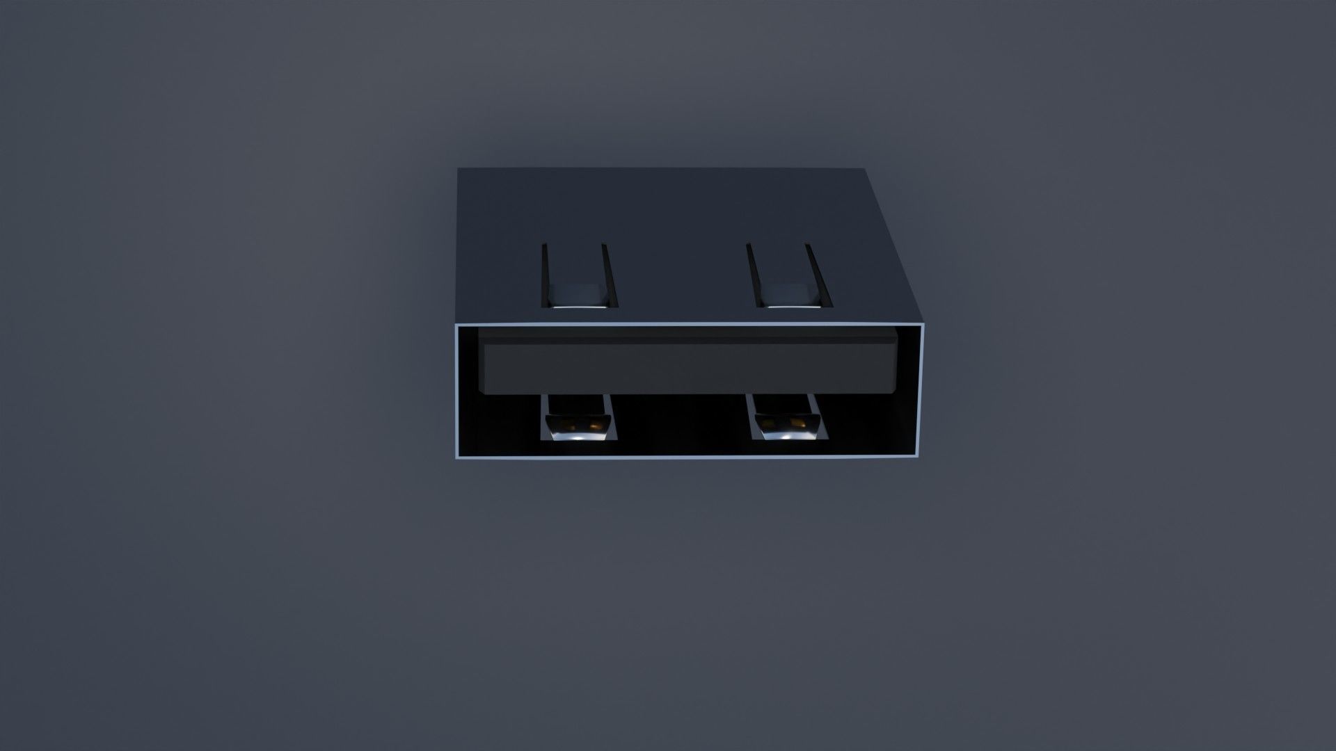 Power adaptor 230Vac to 5Vdc USB Free 3D model_4