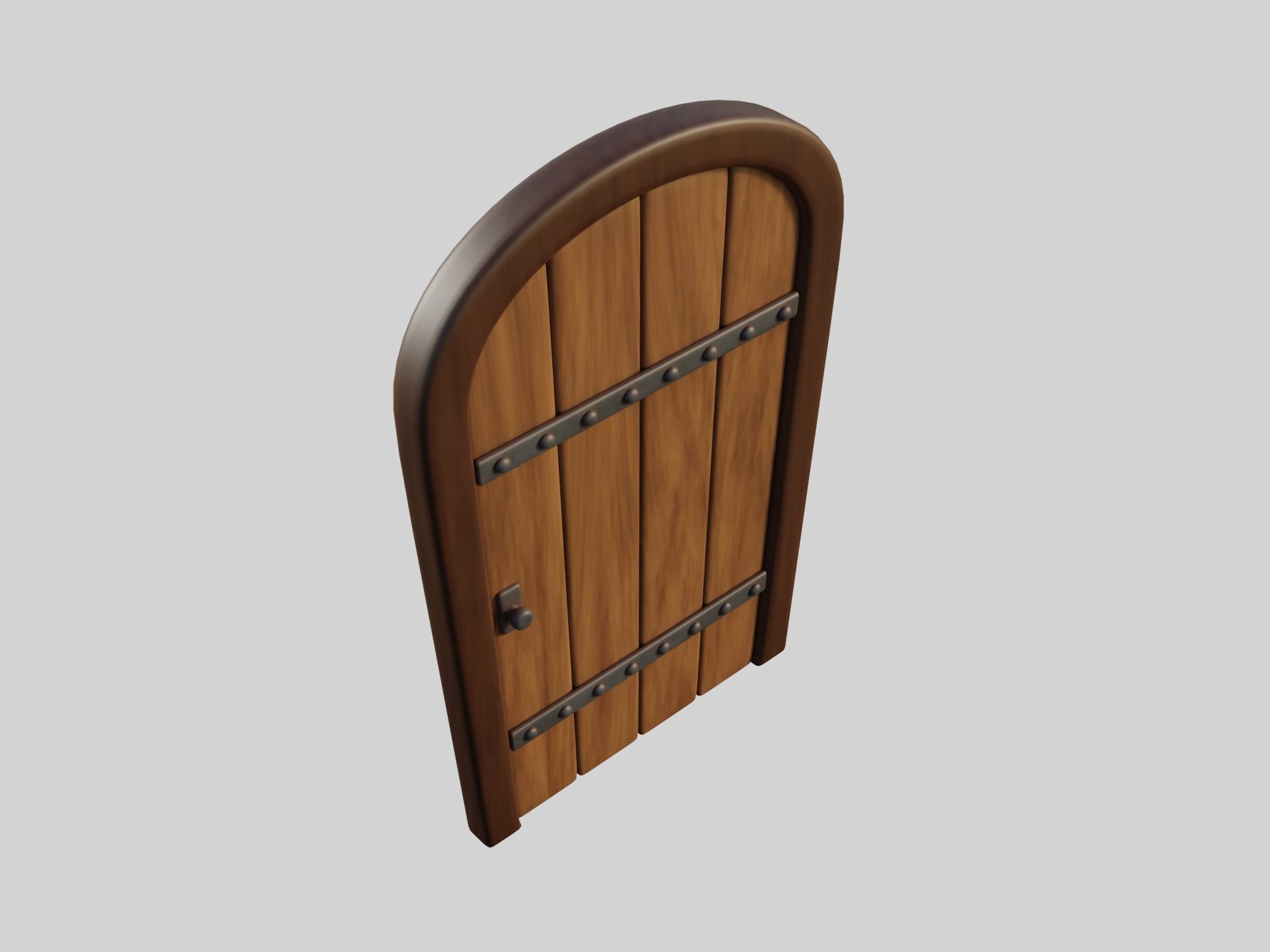 Cartoon Doors Collection 2 Low-poly 3D model_29