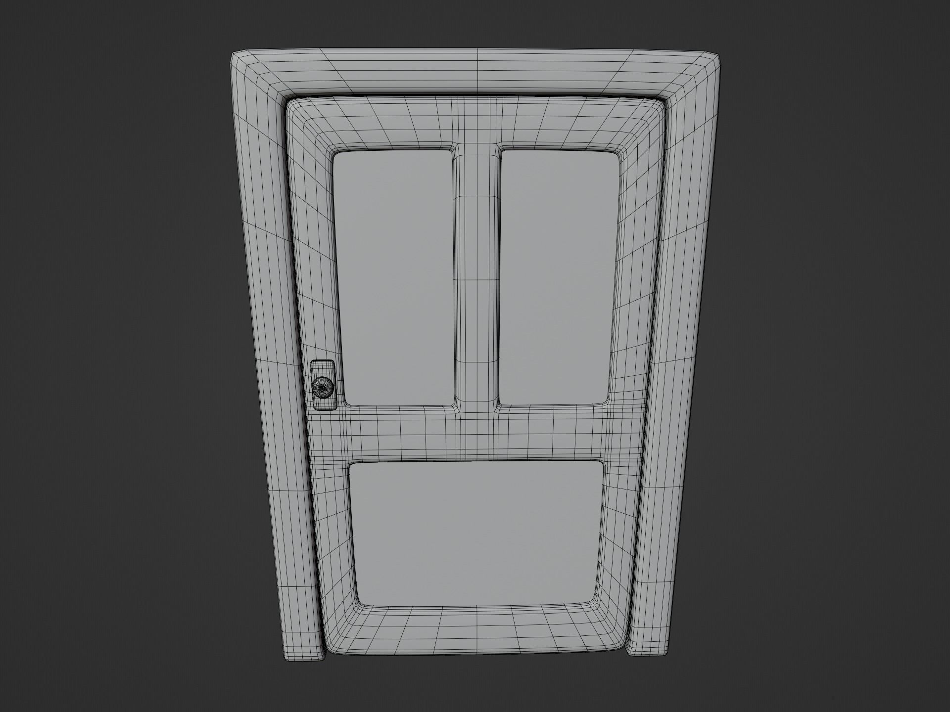 Cartoon Doors Collection 2 Low-poly 3D model_10