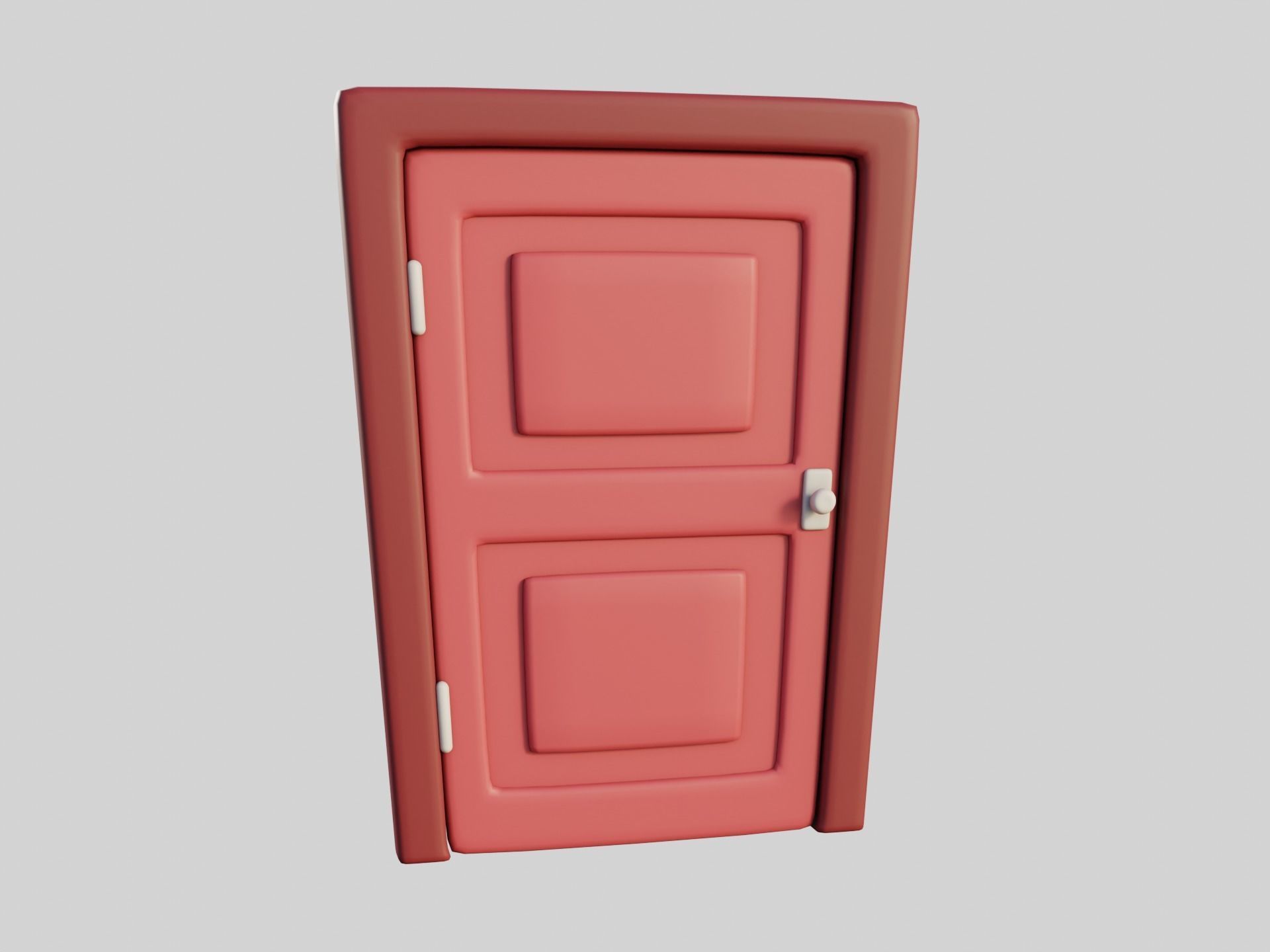 Cartoon Doors Collection 2 Low-poly 3D model_33