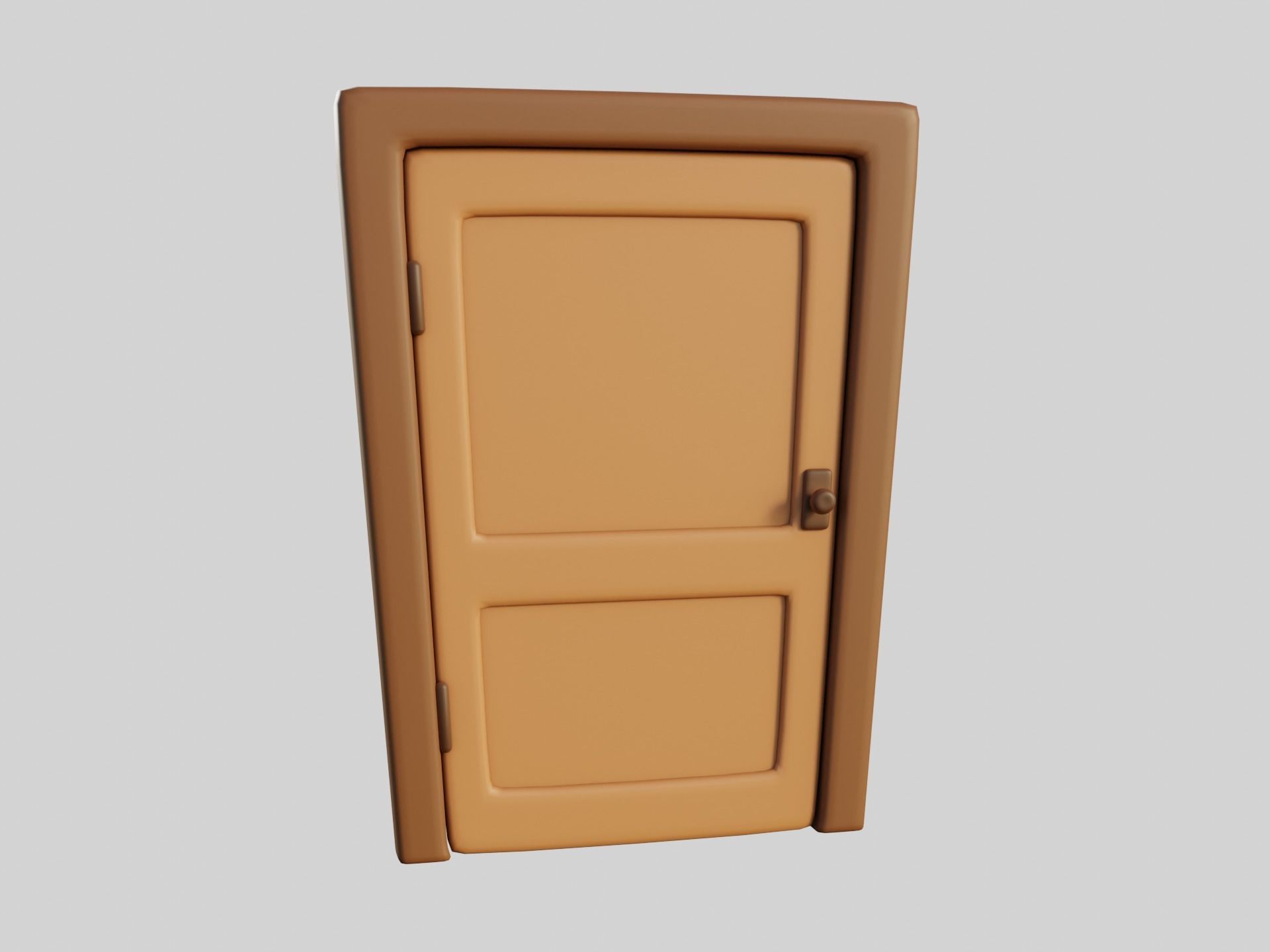 Cartoon Doors Collection 2 Low-poly 3D model_38