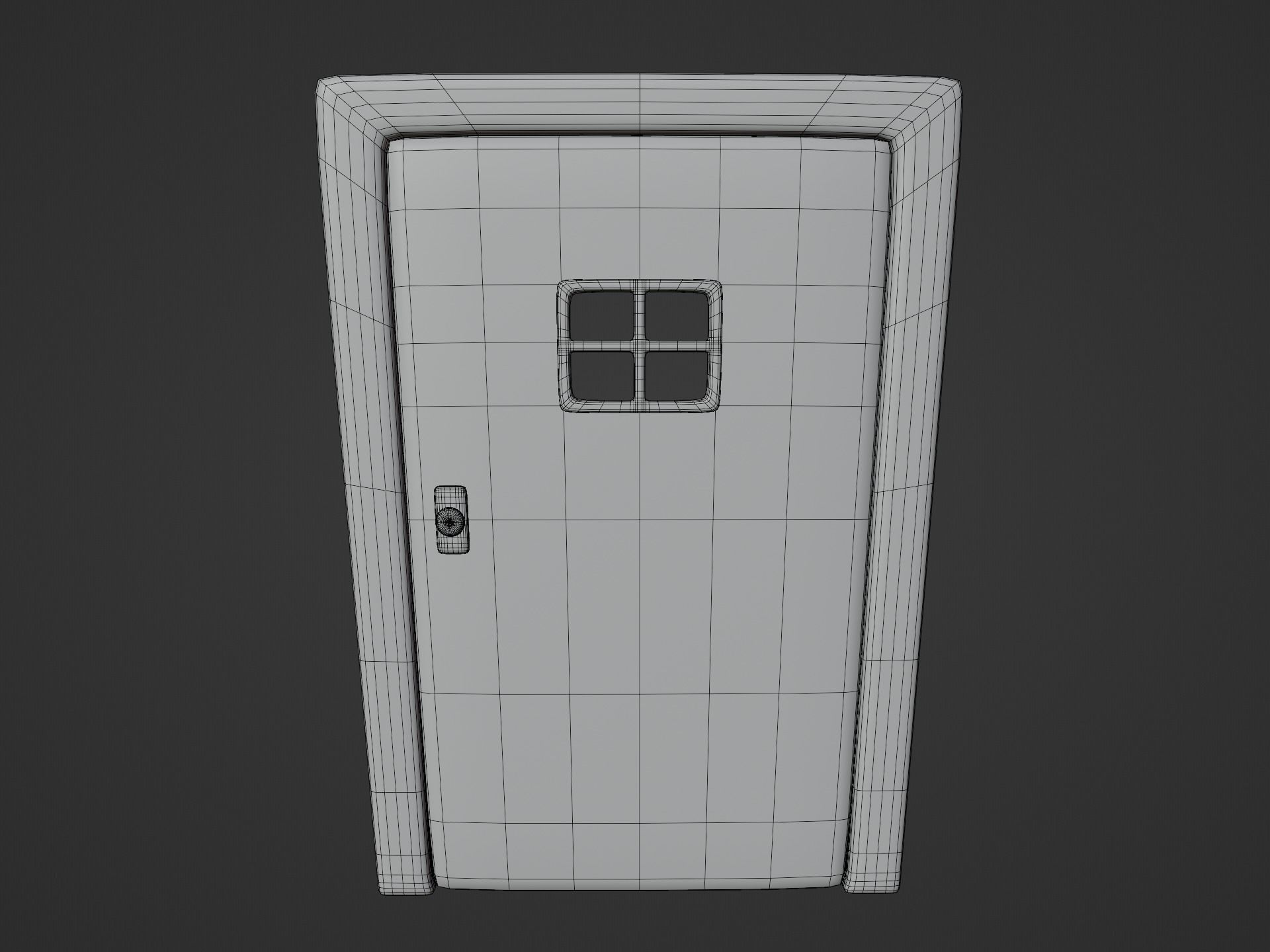 Cartoon Doors Collection 2 Low-poly 3D model_20