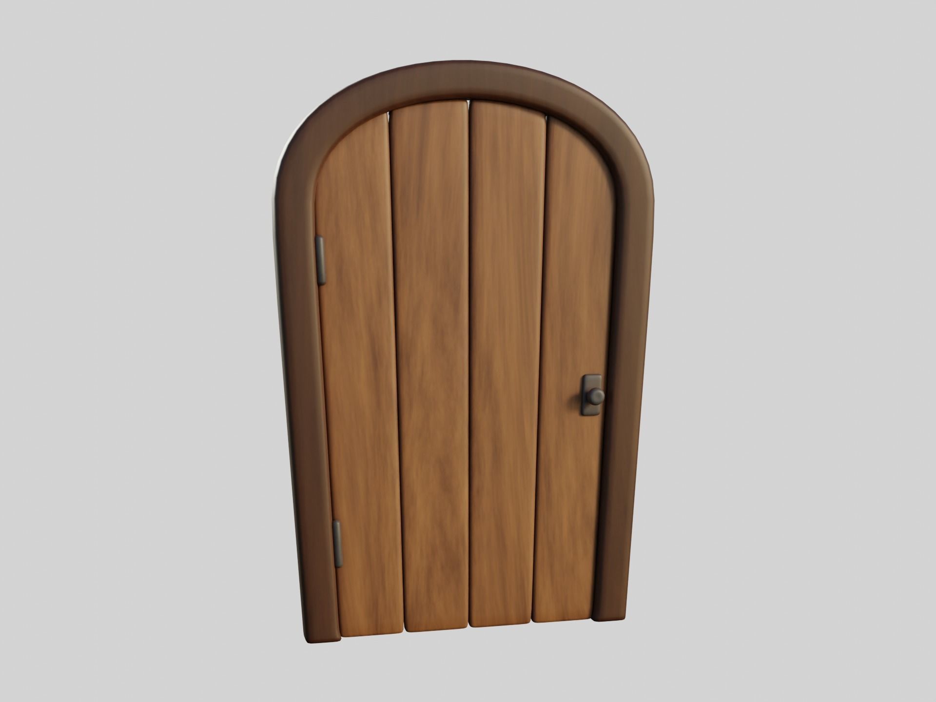 Cartoon Doors Collection 2 Low-poly 3D model_28