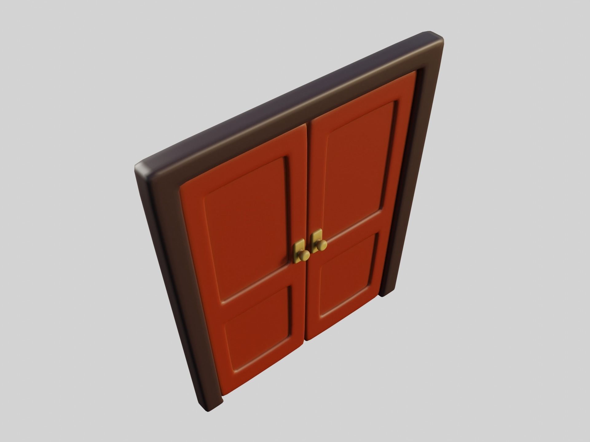 Cartoon Doors Collection 2 Low-poly 3D model_24