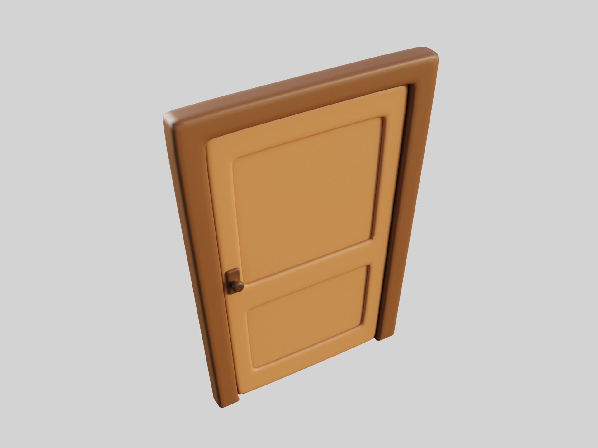 Cartoon Doors Collection 2 Low-poly 3D model_39