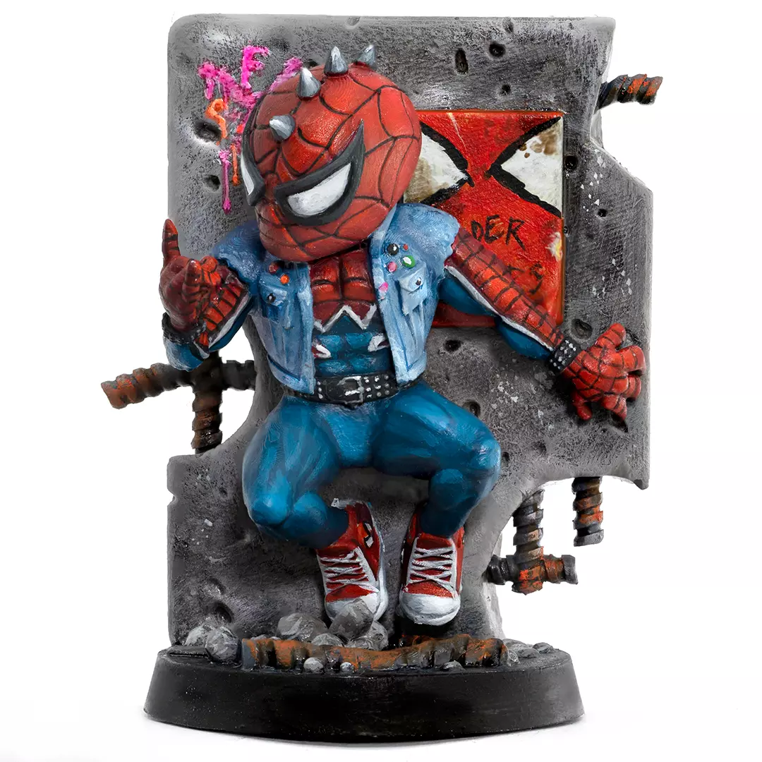Marvel United Spider-Punk STL for 3D printing 3D print model_0