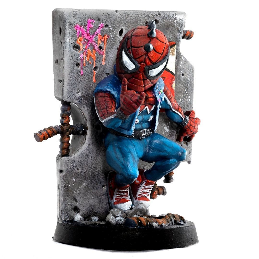 Marvel United Spider-Punk STL for 3D printing 3D print model_1