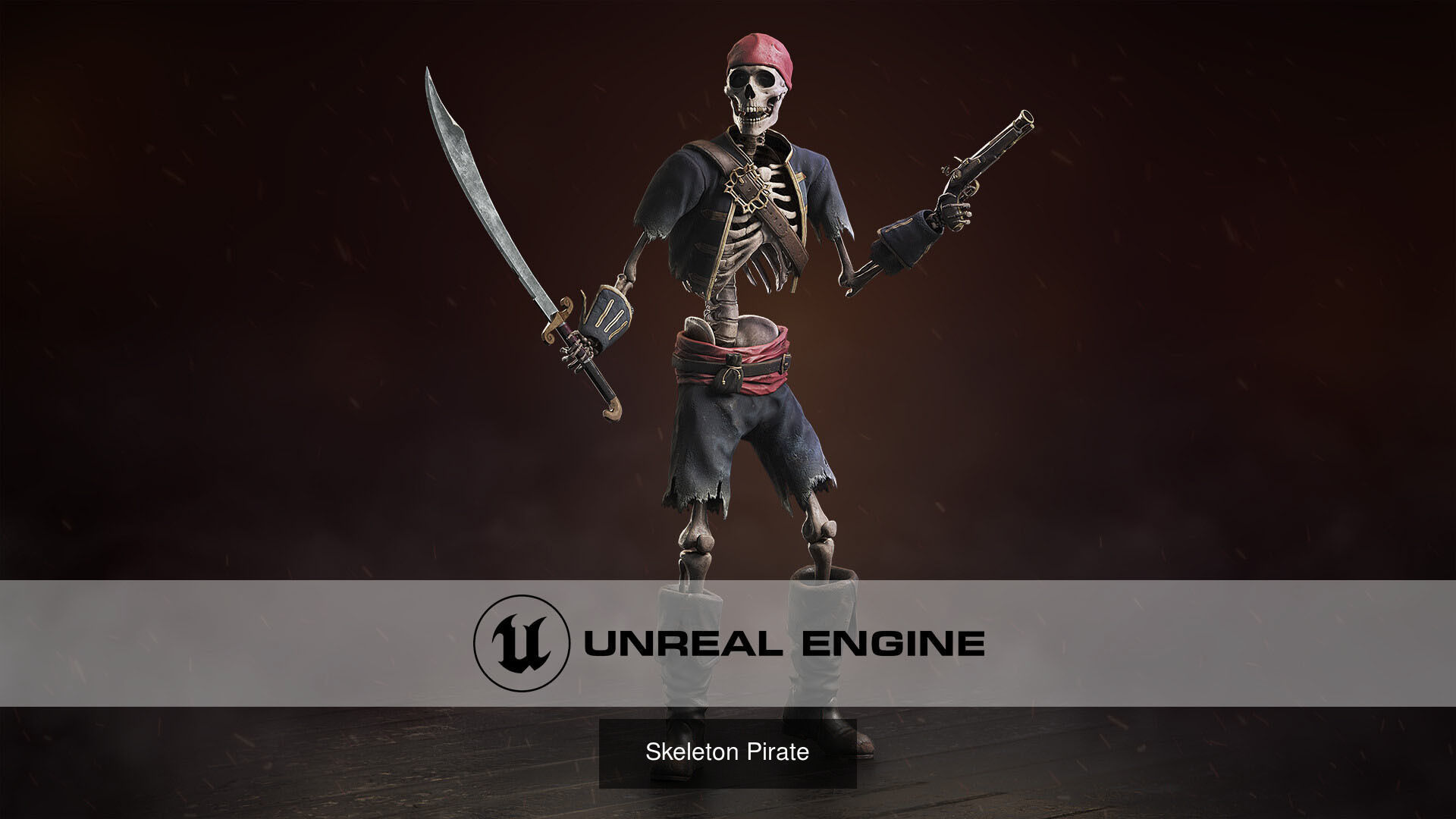 Skeletone Pirates Bundle 3D Model Collection_5